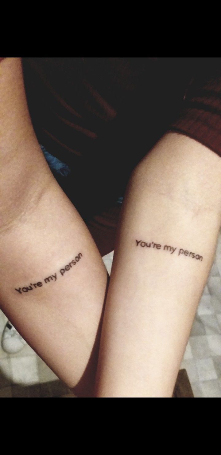 Matching You Are My Person Temporary Tattoos  Set of 33  Tatteco