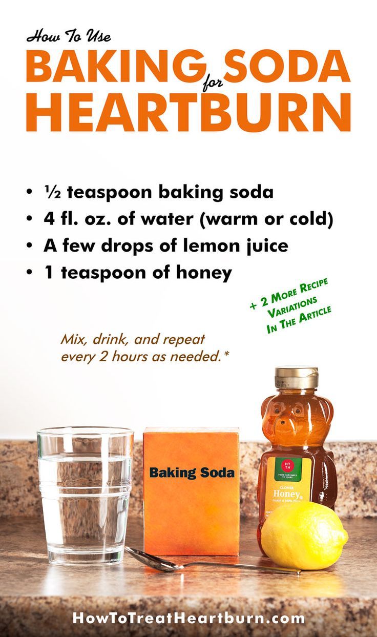 How To Use Baking Soda For Heartburn Relief With Recipes - 