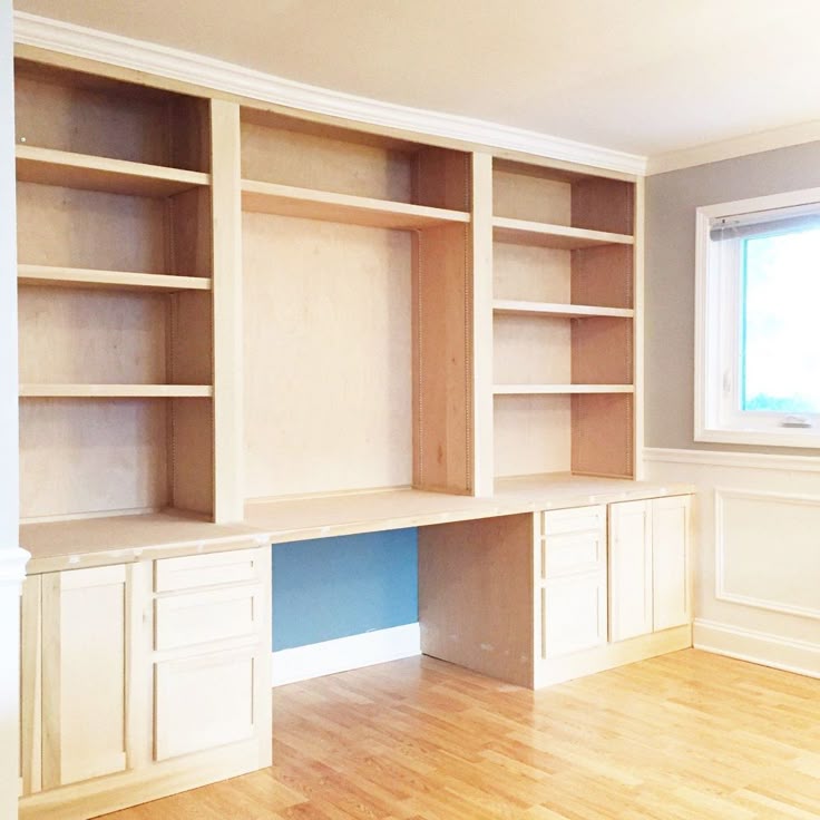 ... decorated wall-to-wall built-in shelves and desk, Home Is Where ... decorated wall-to-wall built-in shelves and desk, Home Is Where