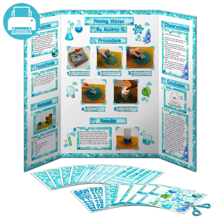 science fair display board display board poster project layout of science fair board