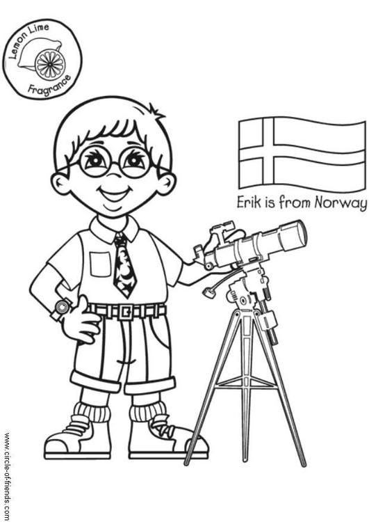 Download Coloring page Erik from Norway - img 5621. | Kids coloring books, Coloring for kids, Coloring pages
