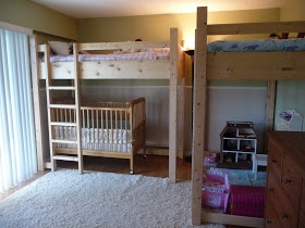 Loft Bed Crib bo love the height on the loft Makes