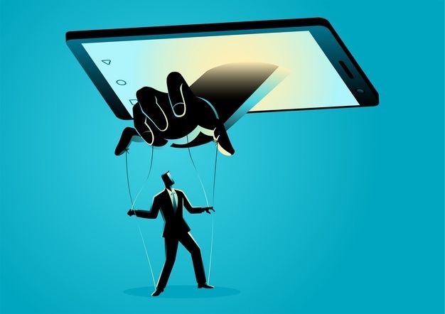 男を制御するスマートフォンのイラスト ソーシャルメディア ガジェット 技術依存の概念 イラスト ソーシャルメディア ソーシャル 男を制御するスマートフォンのイラスト ソーシャルメディア ガジェット 技術依存の概念 イラスト ソーシャルメディア ソーシャル