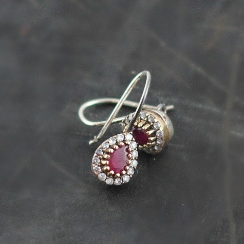 28 Best 40th Ideas Images On Pinterest Female Watches Women S Elegant Ruby Earrings Sterling Silver Tear By Anatoliantaledesign 29 00