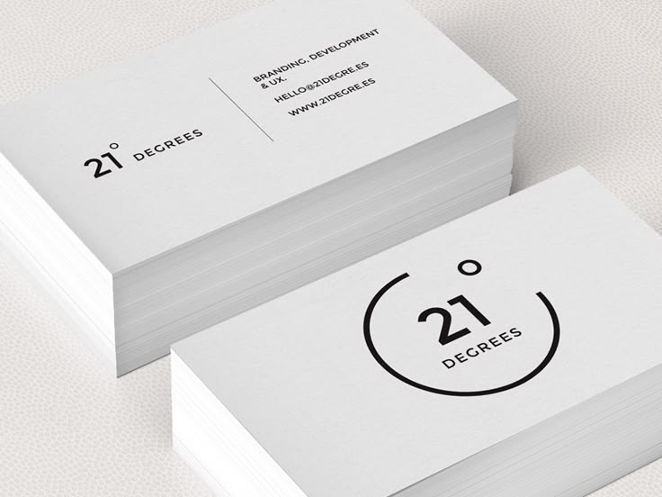 logo on business card