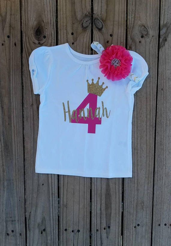 Fifth Birthday Gift 5 Year Old Birthday Crown Youth Kids T-Shirt Five Year Old