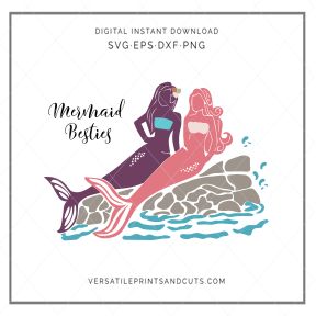 Download Mermaid Besties - SVG | Mermaid vector, Besties, Teacher worksheets