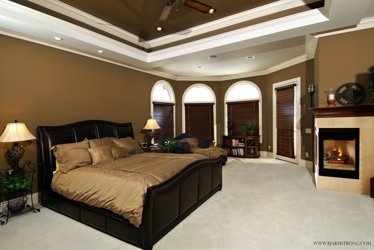 luxurious master bedroom suite with 2 sided fireplace custom crown molding trey ceiling and private door to deck bedroom pinterest trey ceiling - Luxury Master Suite luxurious master bedroom suite with 2 sided fireplace custom crown molding trey ceiling and private door to deck bedroom pinterest trey ceiling - Luxury Master Suite