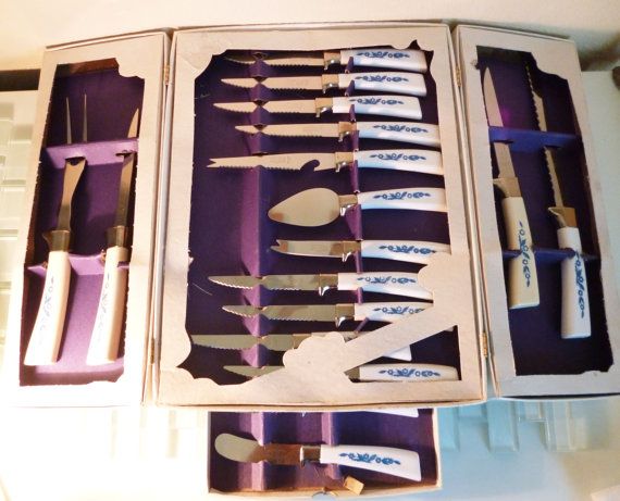 Kitchen Knife Set Blue Kitchen Knife Set Blue