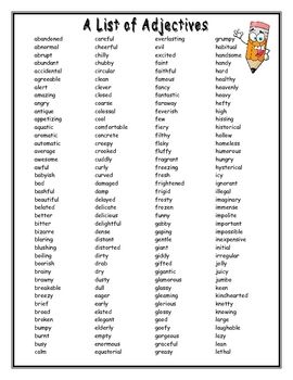 word list alphabetical order