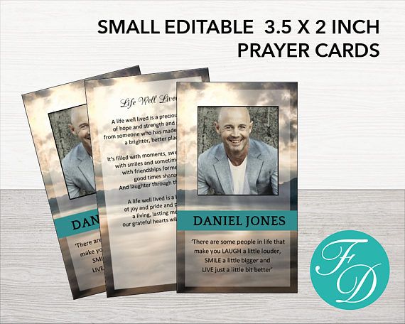 memorial ideas, prayer card, printable, funeral ideas, funeral print, funeral template, memorial card, memorial template, memorial service, funeral, funeral program template, printable prayer card, memorial keepsake, ………………………………………………………………………………………………...... Editable Prayer card - MICROSOFT WORD TEMPLATES - only editable with Mircosoft Word This beautiful small prayer card template can be given as a small gift for friends and family to remember there loved one by. WHATS INCLUDED: - One Tem...