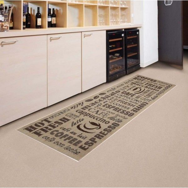 Alfombra cocina polipropileno Coffee 80x200  Alfombras cocina, Alfombras  para cocina, Alfombras