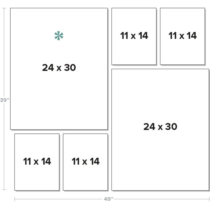 Gallery Wall Template 39" x 49" canvas gallery wall template. design your photo gallery Gallery Wall Template 39" x 49" canvas gallery wall template. design your photo gallery