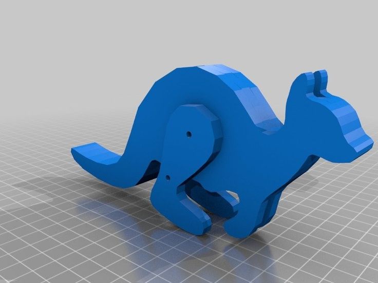Download Hopping Kangaroo 3-layered-animal cnc/laser by ZenziWerken ...