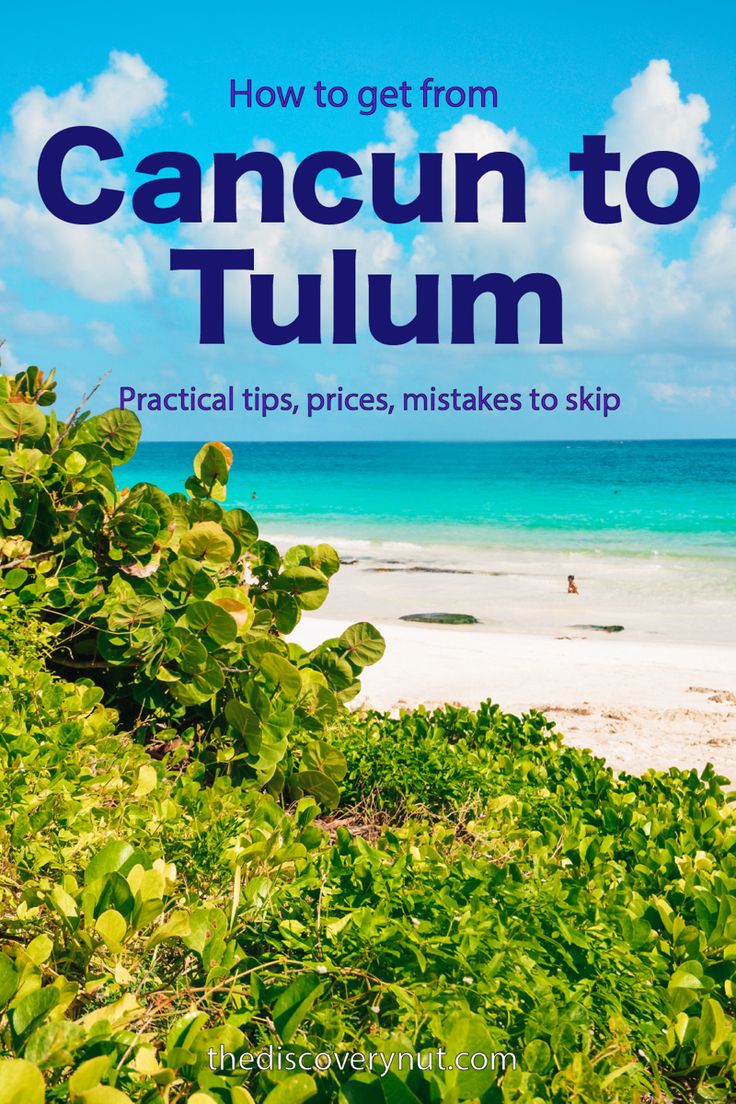 best transportation from cancun to tulum