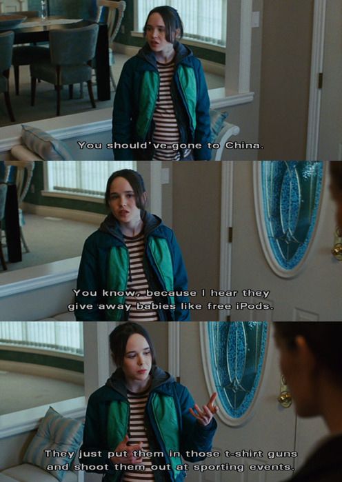 ellen page, ipods, juno, movie, quotes, uno | Favorite movie quotes, Movie  quotes funny, Movie quotes
