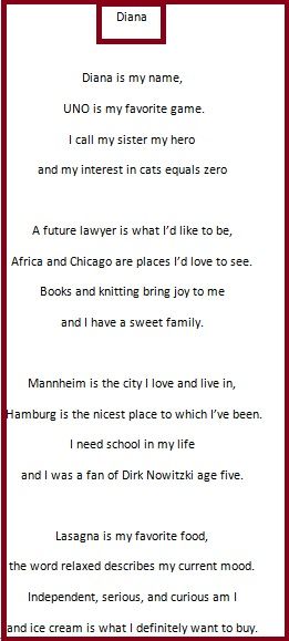 i am poem examples