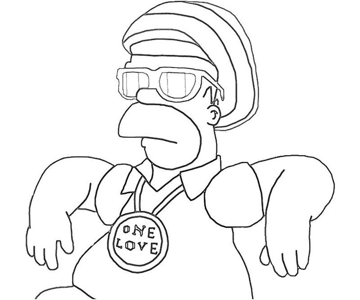 the simpsons coloring pages printable the simpsons homer simpson rasta coloring pages - The Simpsons Colouring Pages the simpsons coloring pages printable the simpsons homer simpson rasta coloring pages - The Simpsons Colouring Pages