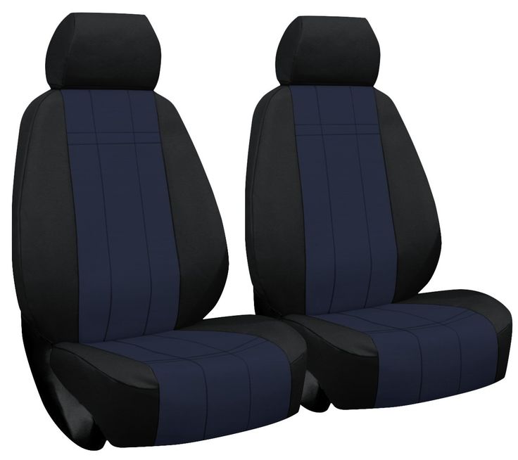 Front Seats Shearcomfort Custom Waterproof Cordura Seat Covers For Chrysler Aspen 20072009 In Black W Blue Buckets Dog Car Cover Headrest Car Seat Cover Covers, Shear Comfort Car Seat Covers
