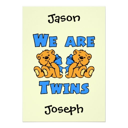 twin birth announcements photo cards