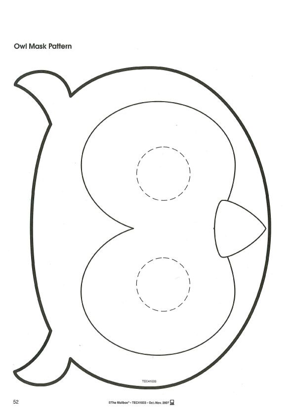Candid image within free owl printable template Crush image throughout free owl printable template