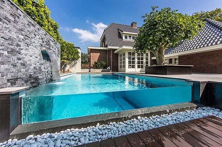 50 Desain Kolam Renang Minimalis Untuk Rumah Mewah Desainrumahnya Com Swimming Pools Backyard Small Backyard Pools Backyard Pool<script async src=