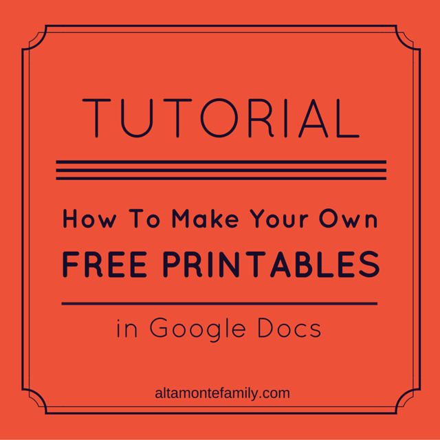 google docs recipe card template