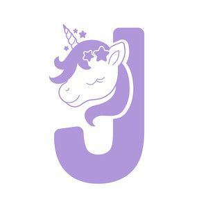 j unicorn unicorn coloring pages unicorn crafts cricut