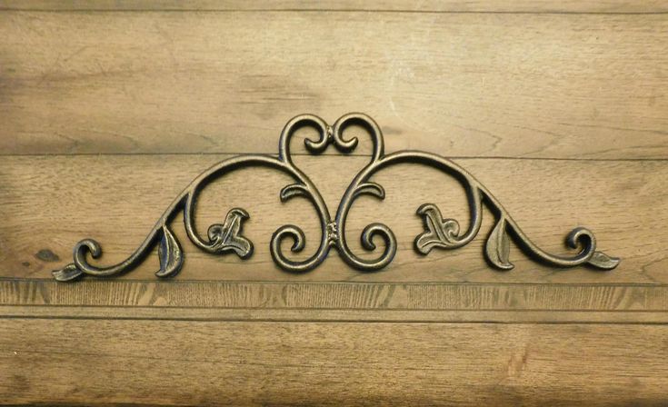 Pediment Cast Iron Rose Tuscan Topper Kitchen Wall Plaque Decor Old World Pediment Cast Iron Rose Tuscan Topper Kitchen Wall Plaque Decor Old World