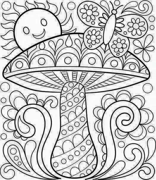 Free Coloring Calendar Toadstool Page By Thaneeya Lots Of Pages Here
