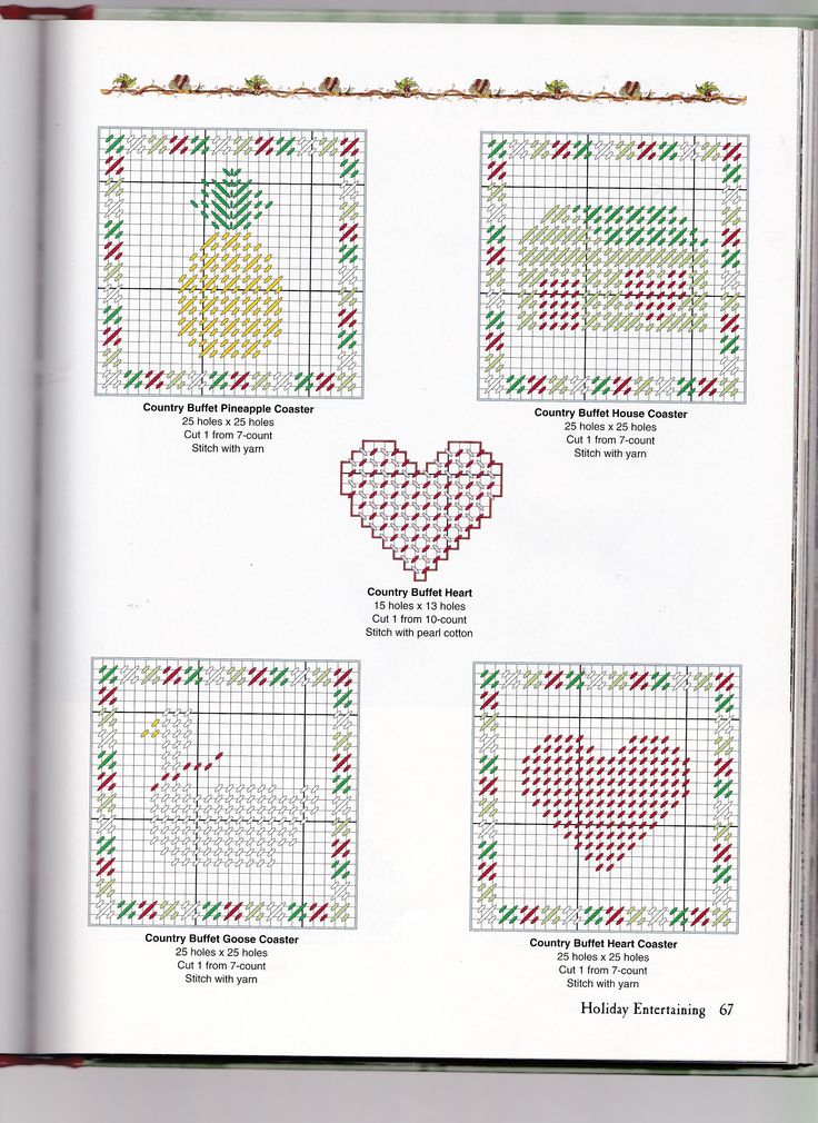 Country Coasters | Plastic canvas patterns, Plastic canvas stitches
