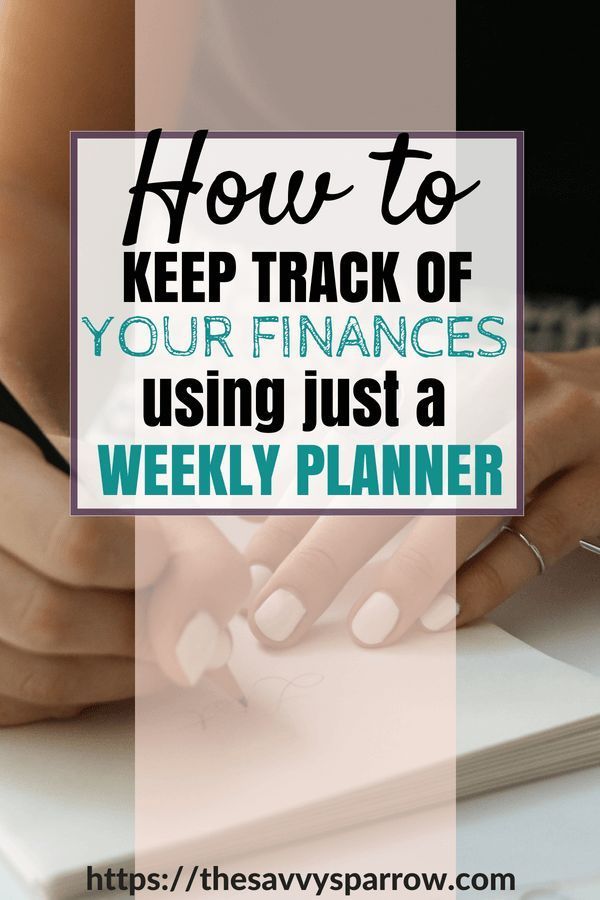 keep track of spending using a weekly planner a detailed guide