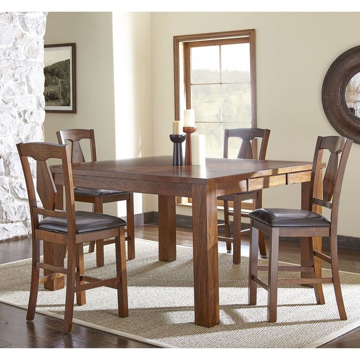 Fowler Counter Height Dining Set 5 Pc Sam S Club Sets Chairs Piece Counter Height Dining Sets, Sam S Furniture Dining Table Set