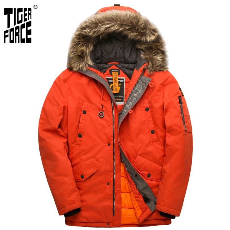 Tiger Force Parka Men S Winter Jacket Water Resistant Hooded Quilted Ski Snowjacket Extremely Cold Mens Coat Mens Winter Coat Parka, Men S Water Resistant Winter Coat