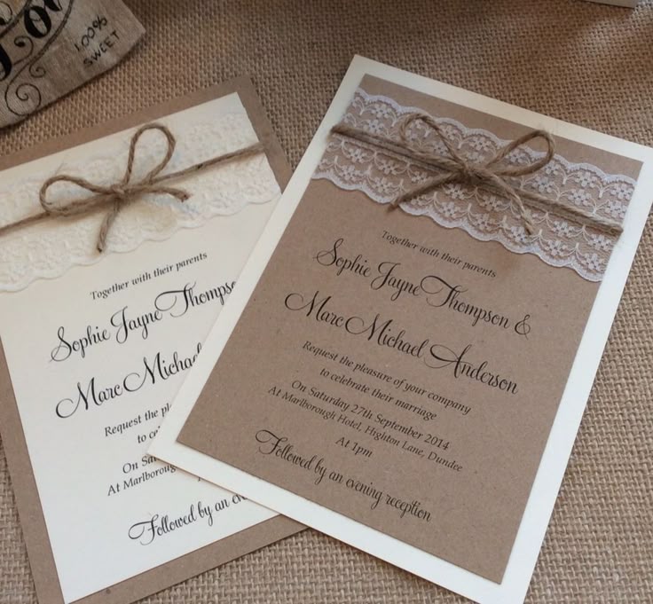 Country Chic Wedding Invitations Country Chic Wedding Invitations