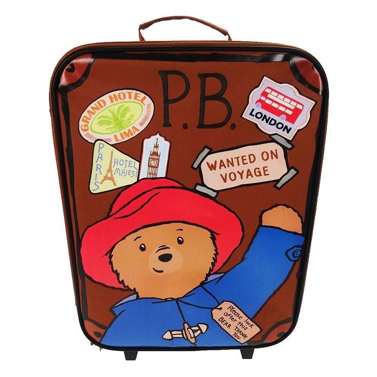Paddington Bear Suitcase Box Wheeled Trolley Bag Kid's Suitcase Paddington Bear Suitcase Box Wheeled Trolley Bag Kid's Suitcase