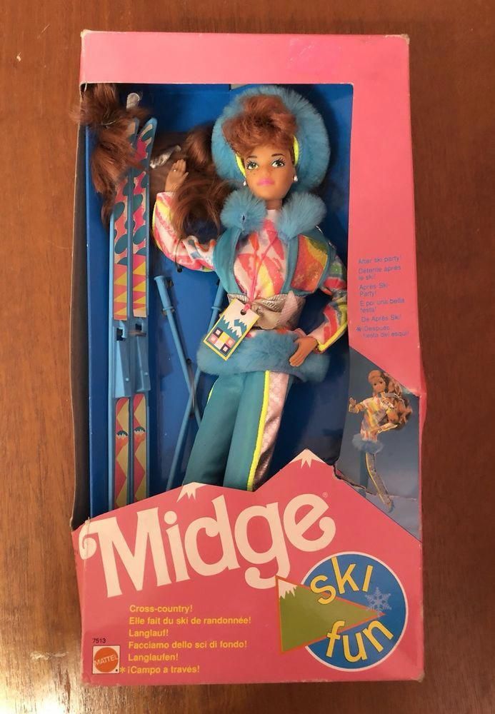 1990 BARBIE MIDGE SKI FUN ref 7513 Vintage and New barbie fashion play 1990