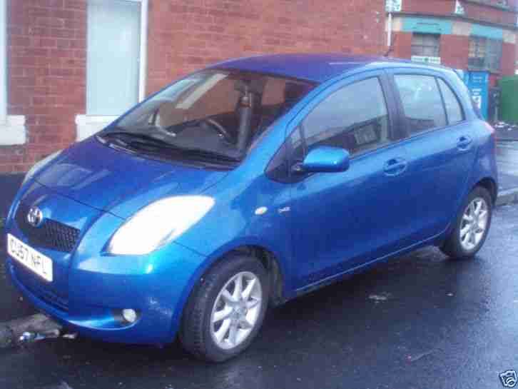 Toyota Yaris Blue 2007 Di 2020 Hatchback Toyota Sedan