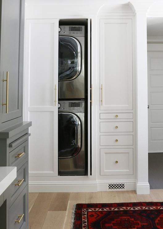 11 Small Laundry W Stackable D Ideas Room Storage 11 Small Laundry W Stackable D Ideas, Stackable Washer Dryer Cabinet Enclosures
