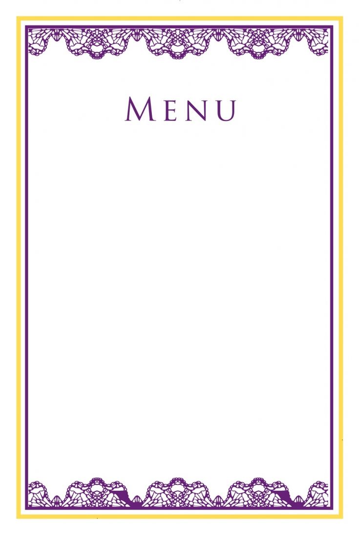 Premium Vector Restaurant menu with price list and cutlery