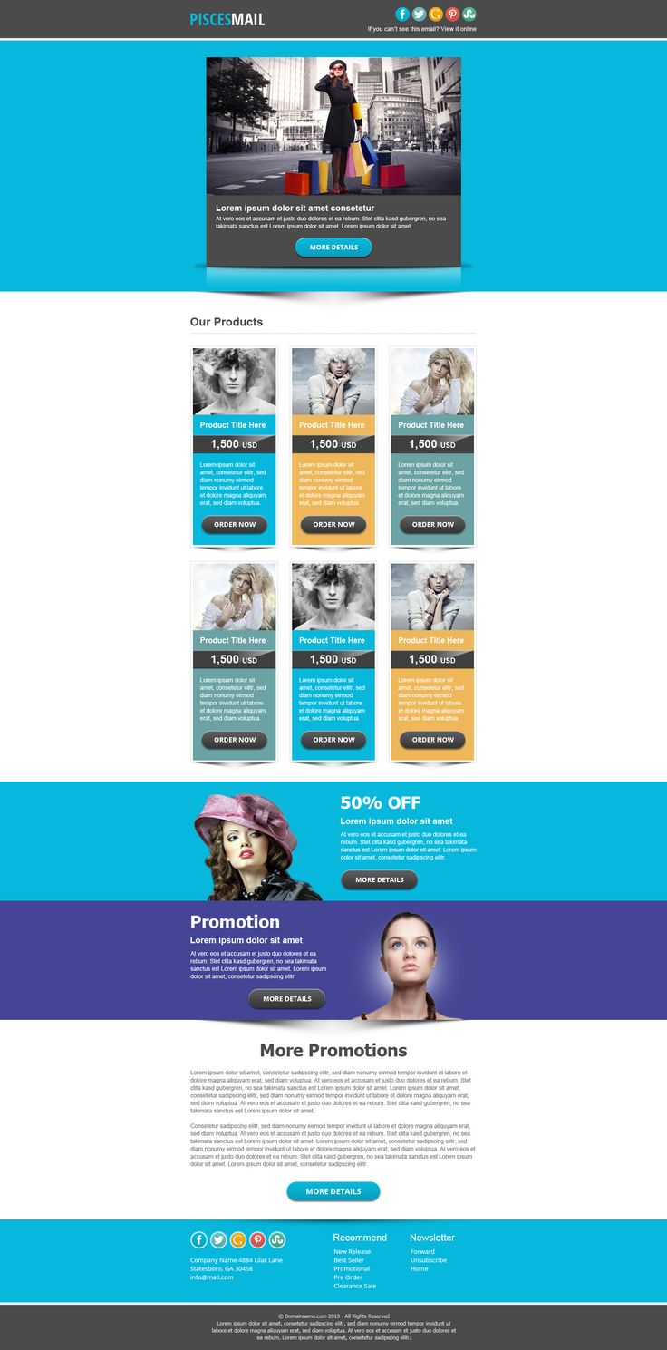 emailer sample