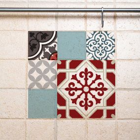 63 best wall tiles decals images on Pinterest | Wall tiles, Vinyl ... 63 best wall tiles decals images on Pinterest | Wall tiles, Vinyl ...