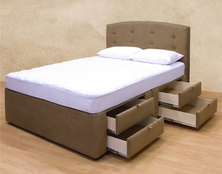 brown velvet upholstered platform bed with drawers decor with tufted headboard as well as twin beds - Drawer Bed Frame brown velvet upholstered platform bed with drawers decor with tufted headboard as well as twin beds - Drawer Bed Frame