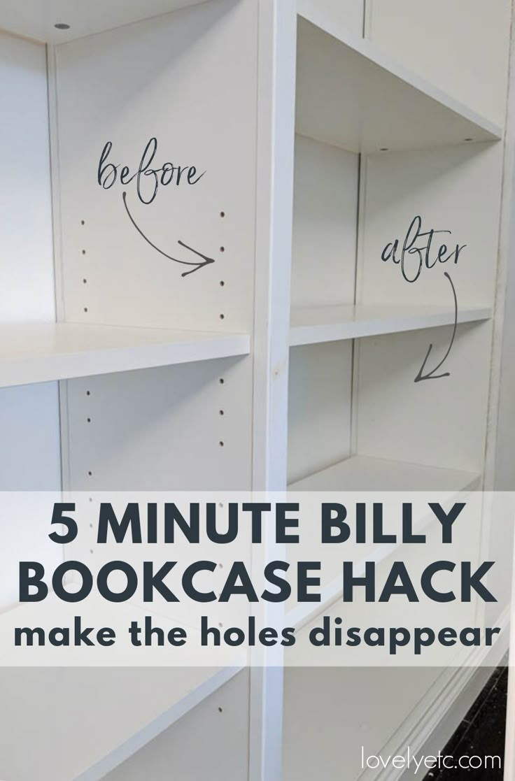 DIY BILLY IKEA HACK - Transformation vague - I do it myself