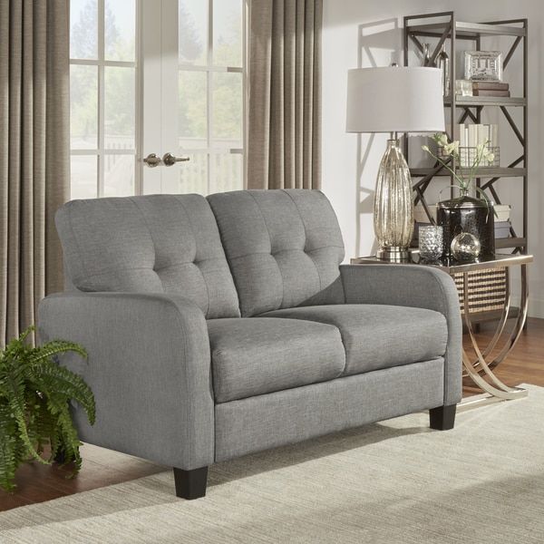 Dillion Urban Track Arm Tufted Loveseat by INSPIRE Q