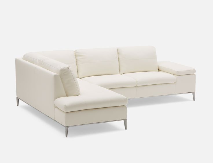 White Left Facing Sectional Sofa Struc Andrew White Left Facing Sectional Sofa, Andrew Sectional Sofa