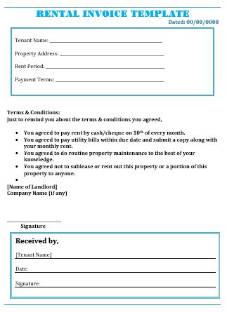 27 best Excel Business Invoices images on Pinterest Invoice - rent invoice template 27 best Excel Business Invoices images on Pinterest Invoice - rent invoice template