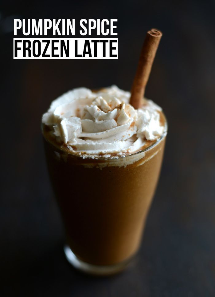 With just 5 whole ingredients you can make yourself a pumpkin spice frozen latte that's paleo-friendly and vegan, not to mention packed with vitamins!