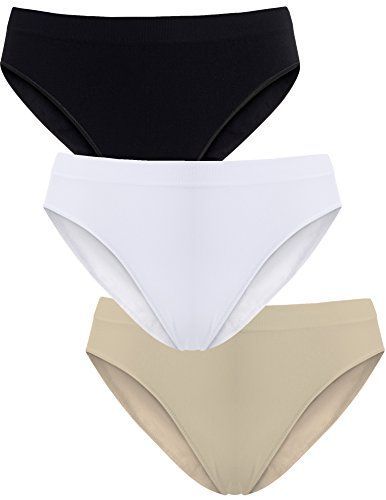 Damen Slip Microfaser Seamless Slips Unterhose Schlüpfer Höschen Unterwäsche ;