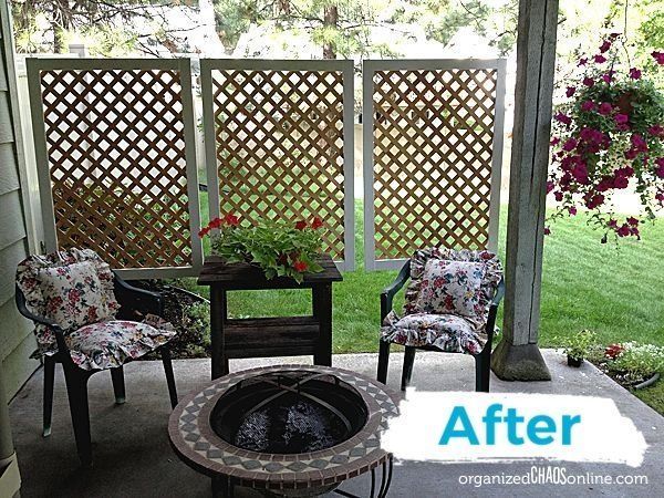 This Simple Diy Patio Privacy Screen Is Easy To Install And Affordable Make Easy Patio Diy Privacy Screen, Outdoor Privacy Screens For Patios